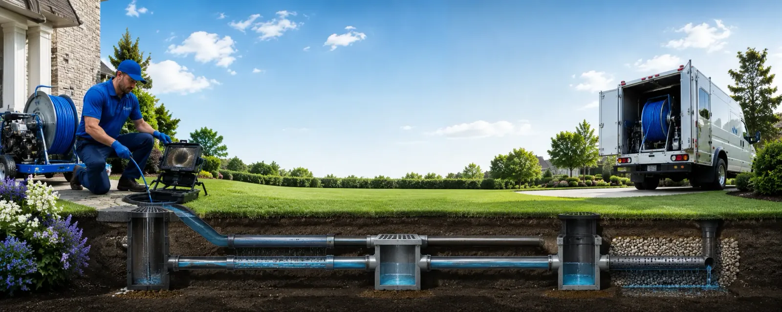 Outdoor drain cleaning information for Eglon, WV